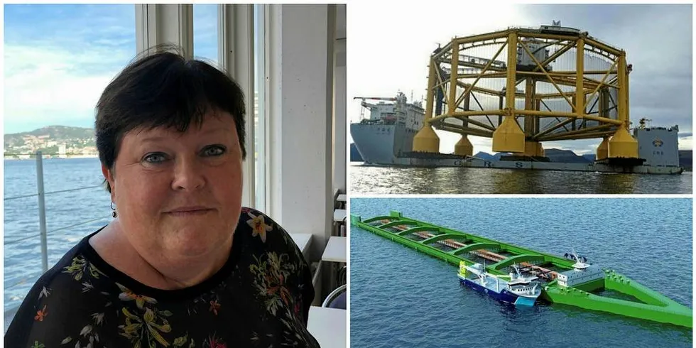 Seksjonssjef Anne Osland ved Fiskeridirektoratet er sjefen til de som behandler søknadene om utviklingstillatelser.Foto: Camilla Aadland, Kystmuseet i Sør-Trøndelag, Nordlaks