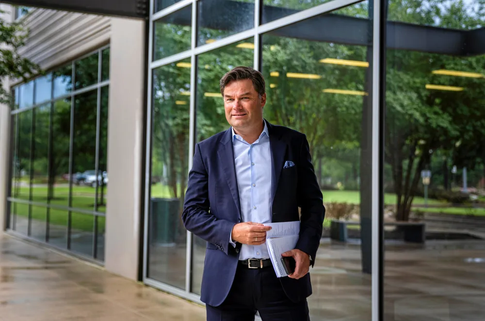 Pivotal moment: TGS chief executive Kristian Johansen.