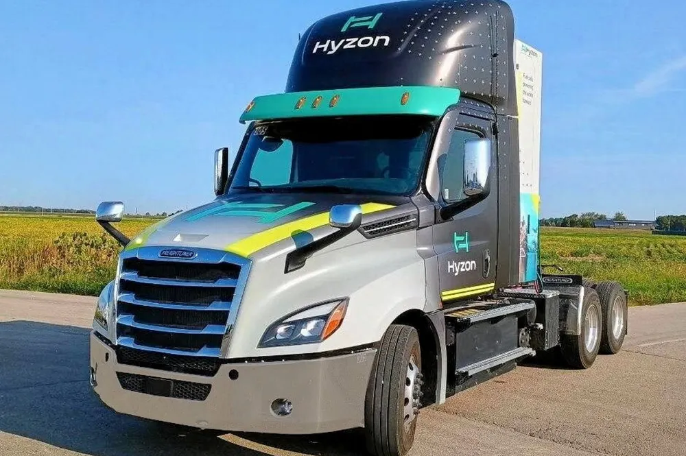 Hyzon's 200kW Class 8 truck.