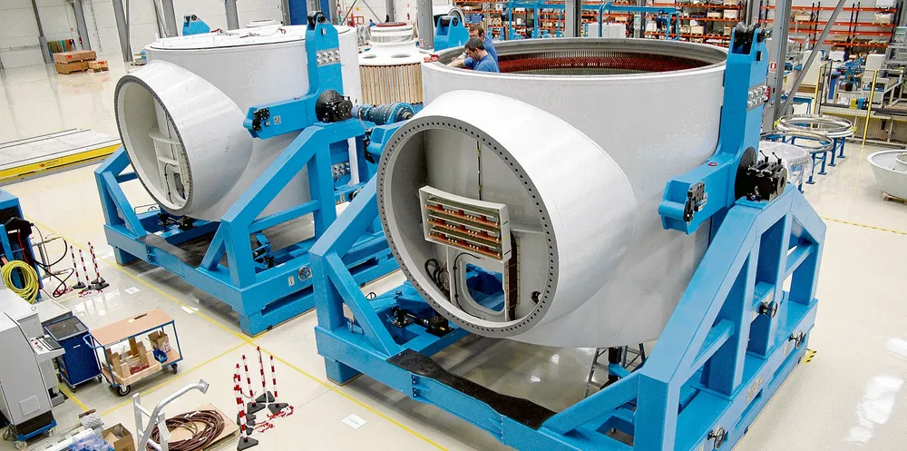 WEG's nacelle plant in Jaragua do Sul, Santa Catarina state, Brazil.