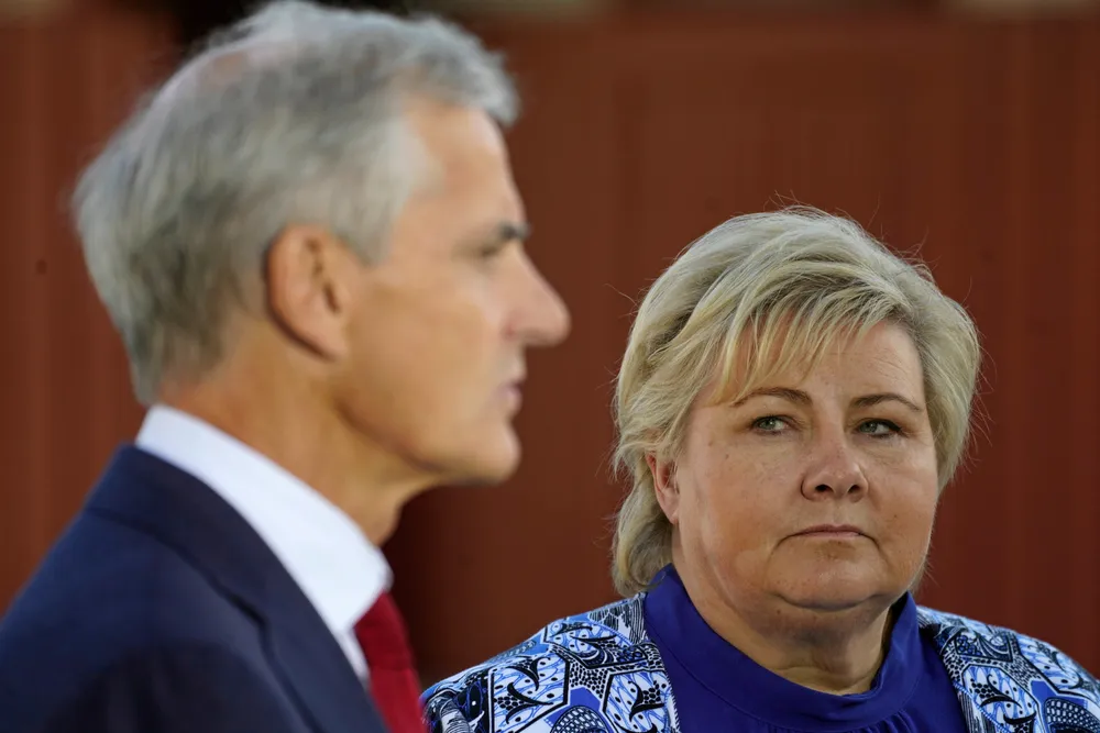 Eyes on the prize: Is Labour's Jonas Gahr Store poised to end Prime Minister Erna Solberg's eight-year rule?