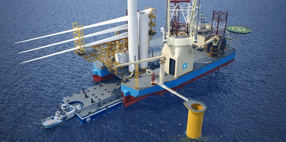 How the MSS-ECO wind tug-barge set-up vessel will look.