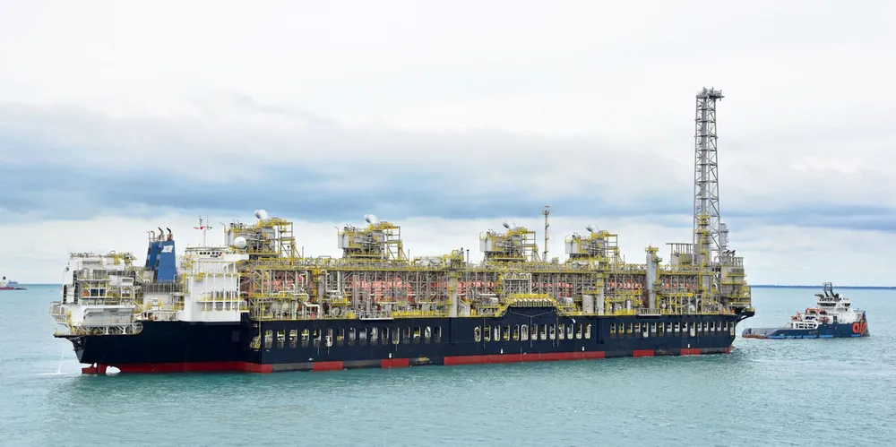 The FLNG Gimi left Singapore on 19 November.