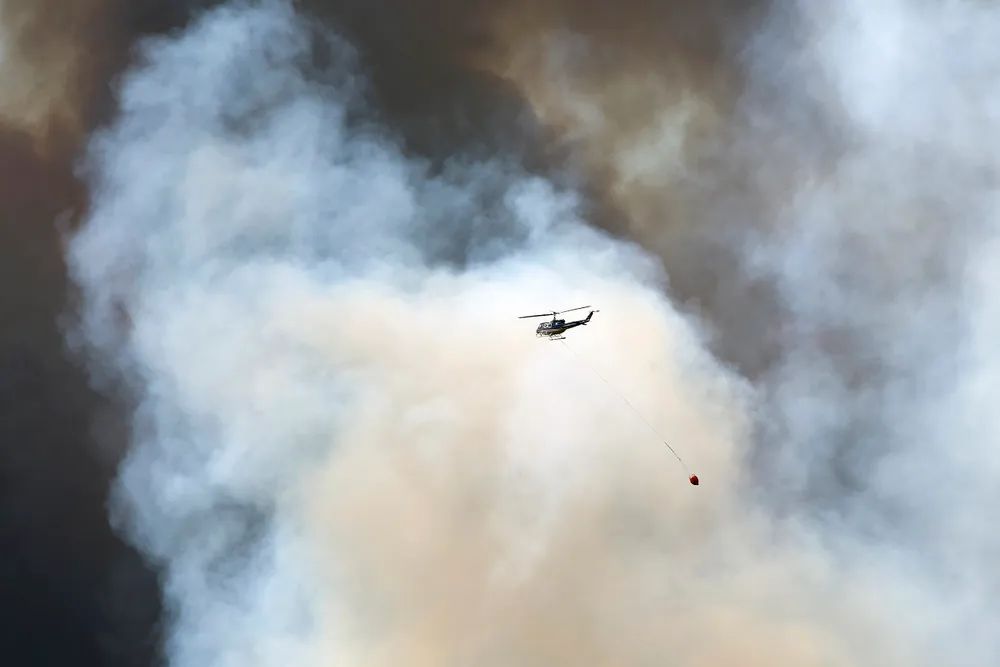 Fighting fire: In Northern Alberta