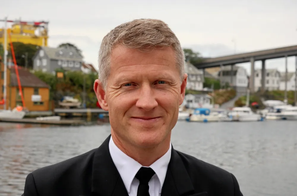 Sjef for Sjøforsvaret Oliver Berdal.