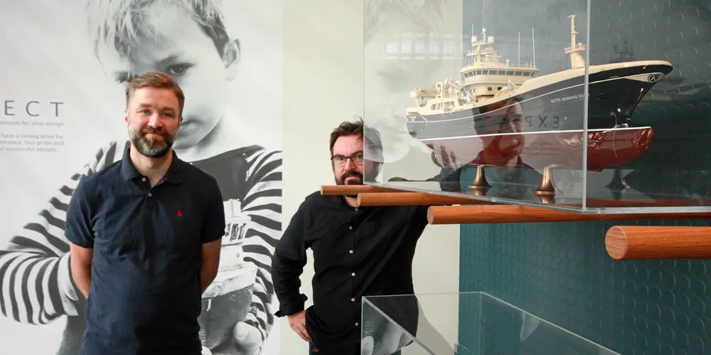 Egil Sandvik i Salt Ship Design.