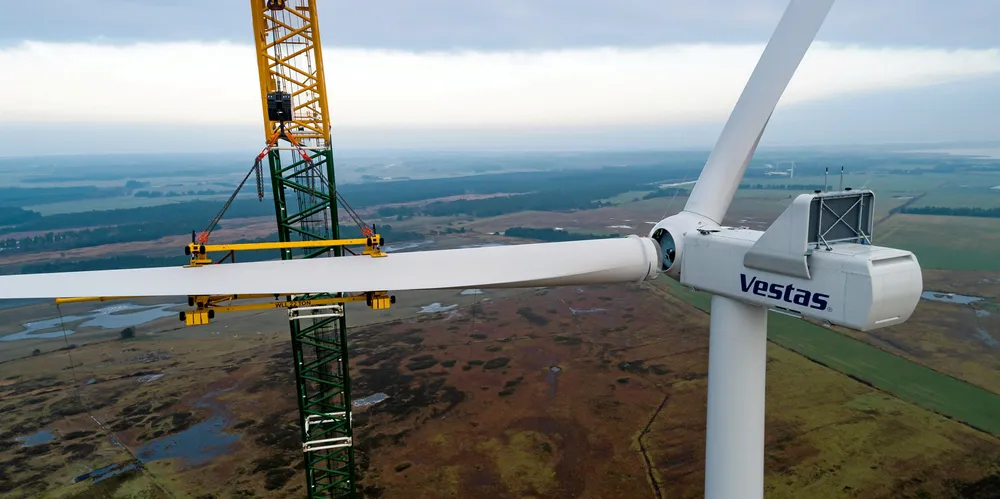 Vestas V150 Installation, Østerild, Denmark . Vestas V150 4.2MW