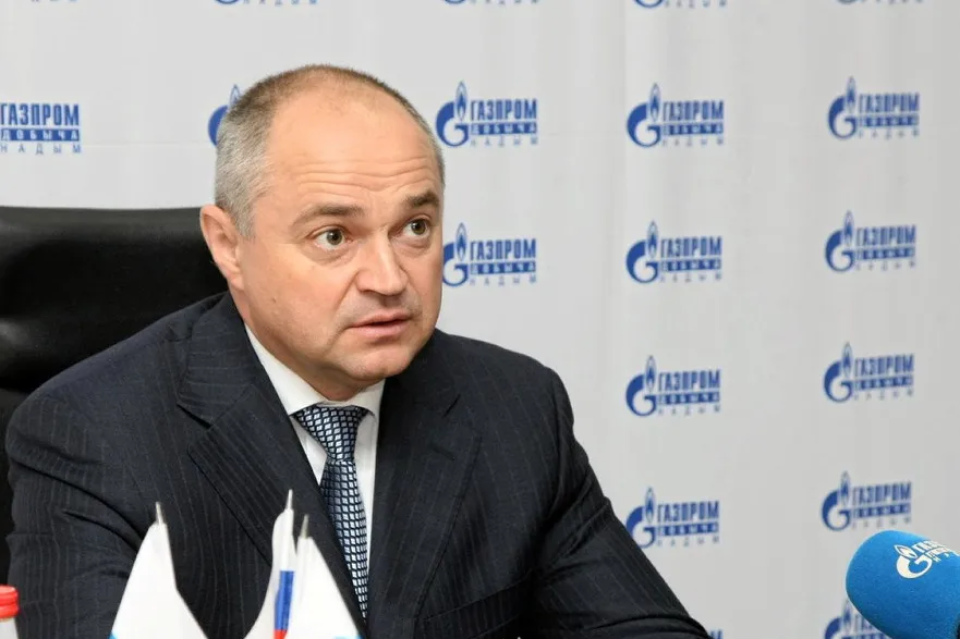 Sergey Menshikov, a department head at Gazprom.