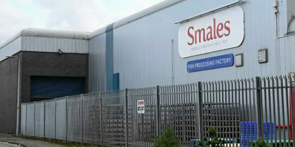 Smales plant, UK. Fish trader Smales.