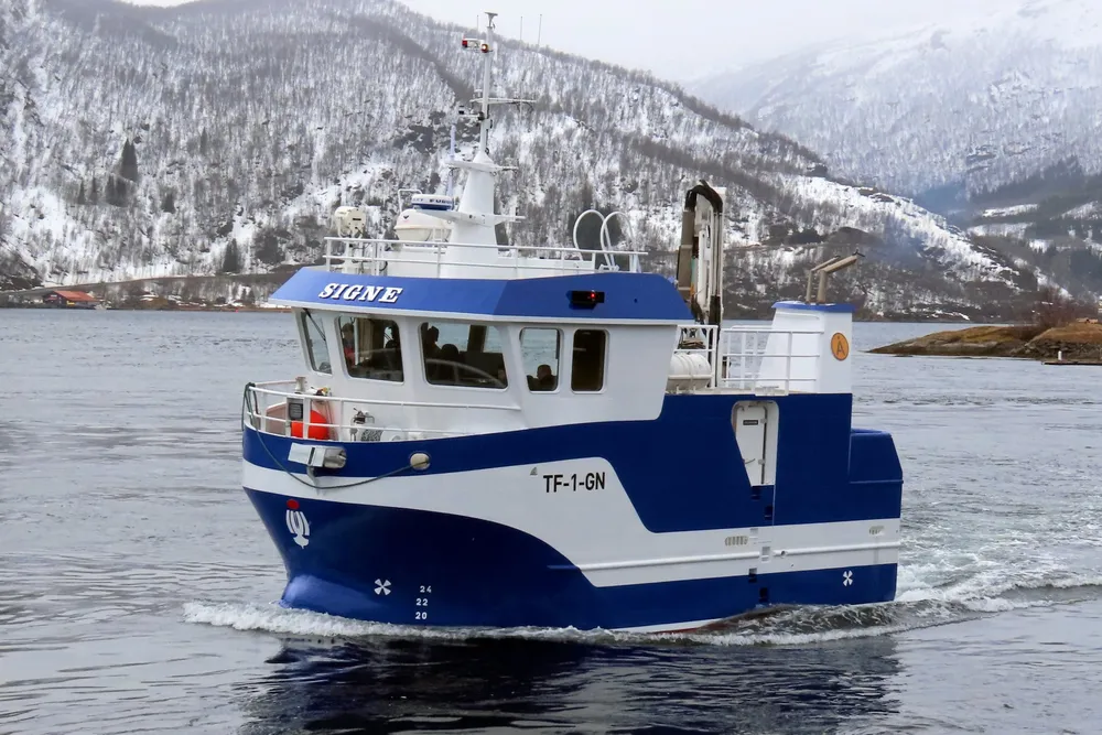 Sommarøy-båtene «Signe» og «Sommarøybuen» var de første som satte kursen for blåkveitefeltene torsdag morgen.