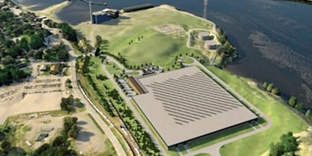 Whole Oceans land based salmon farm in Maine.