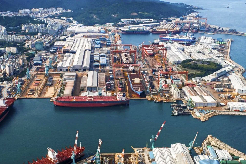 HD Hyundai Mipo is located in Ulsan.