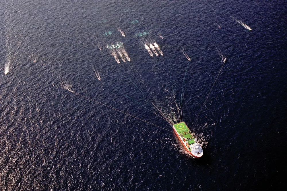 Aussie exploration: the seismic vessel Veritas Viking