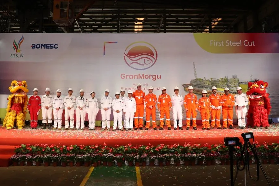 Bomesc kicks off GranMorgu FPSO modules construction at its Tianjin, China, facility.
