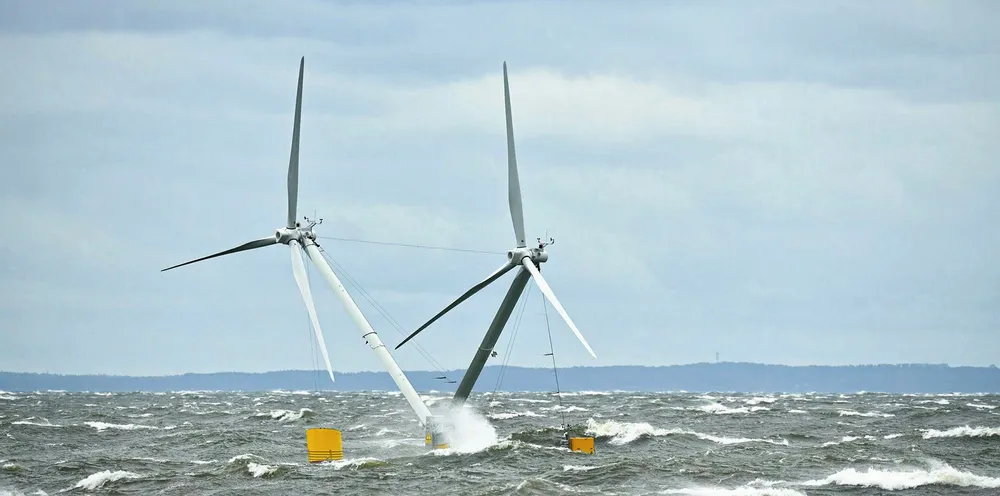 Aerodyn Nezzy Germany floating wind prototype off Germany