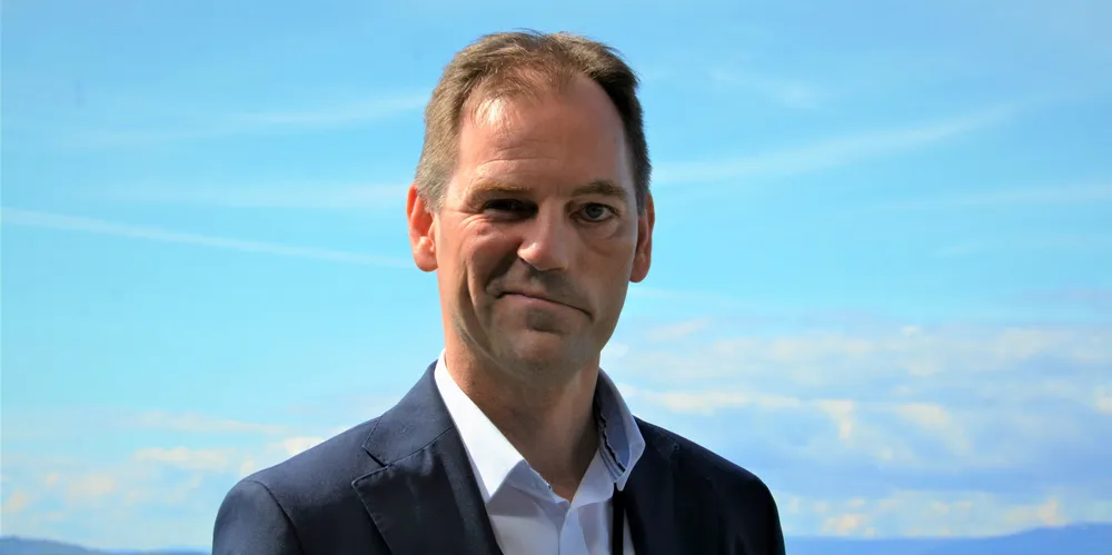 NTE-sjef Christian Stav er tilfreds med første halvår, men liker ikke å måtte sende vann på sjøen.