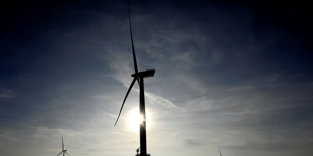 Germany's Amrumbank West wind farm in the North Sea. Photo: AFP/Getty