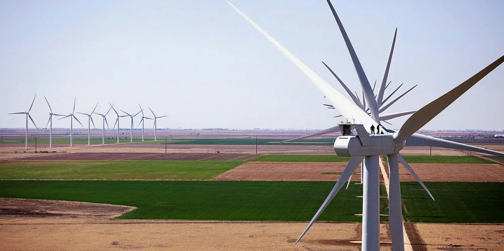 Vestas turbines in Texas.