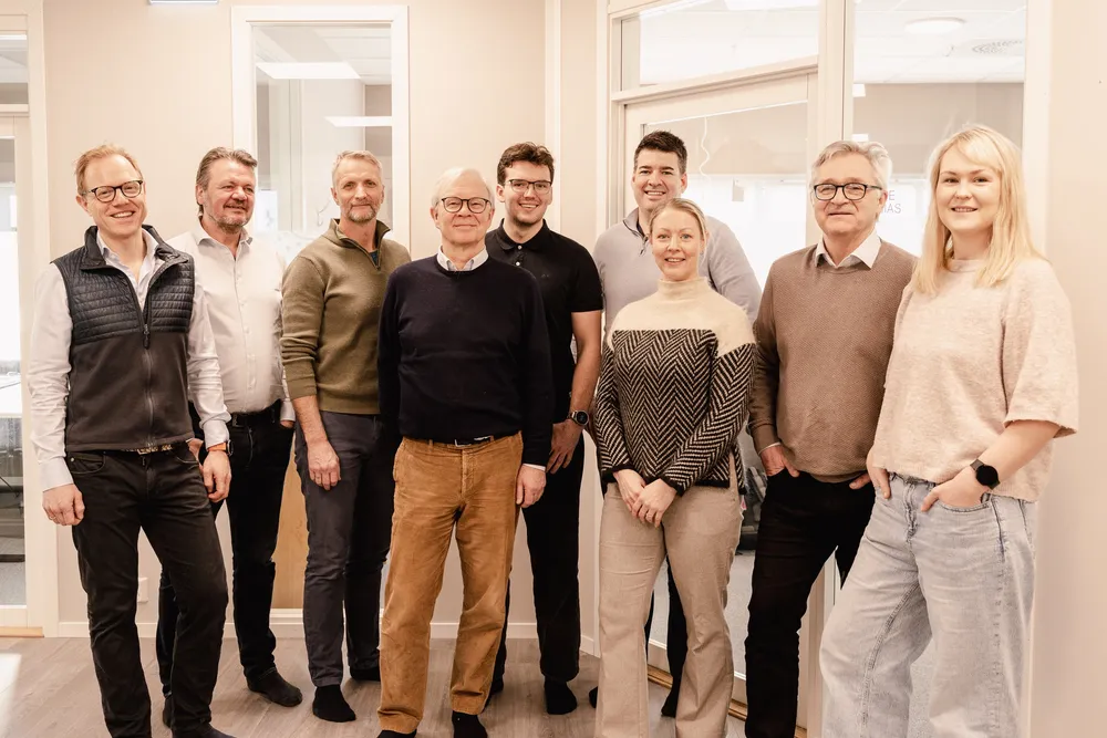 Blue Future Holding Managing Director Odd Magne Rodseth and the Litus Akva team.