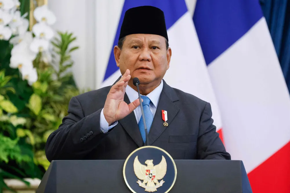 Indonesia's President, Prabowo Subianto.