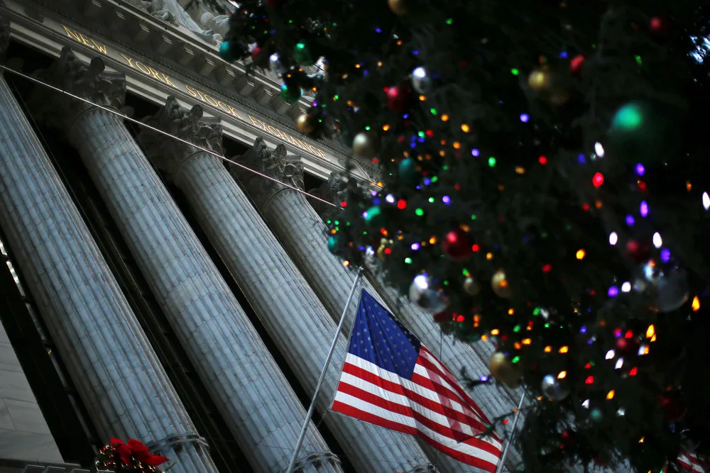 Utviklingen på Wall Street er flat fredag. Foto: EDUARDO MUNOZ ALVAREZ