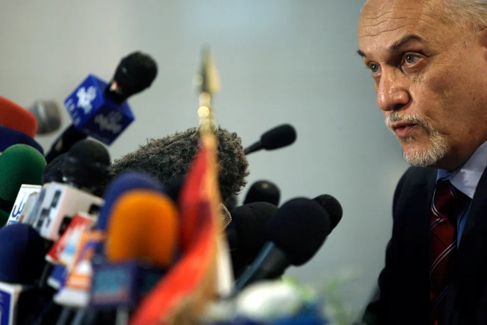 In talks: Iraq's Oil Minister, Hussain al-Shahristani