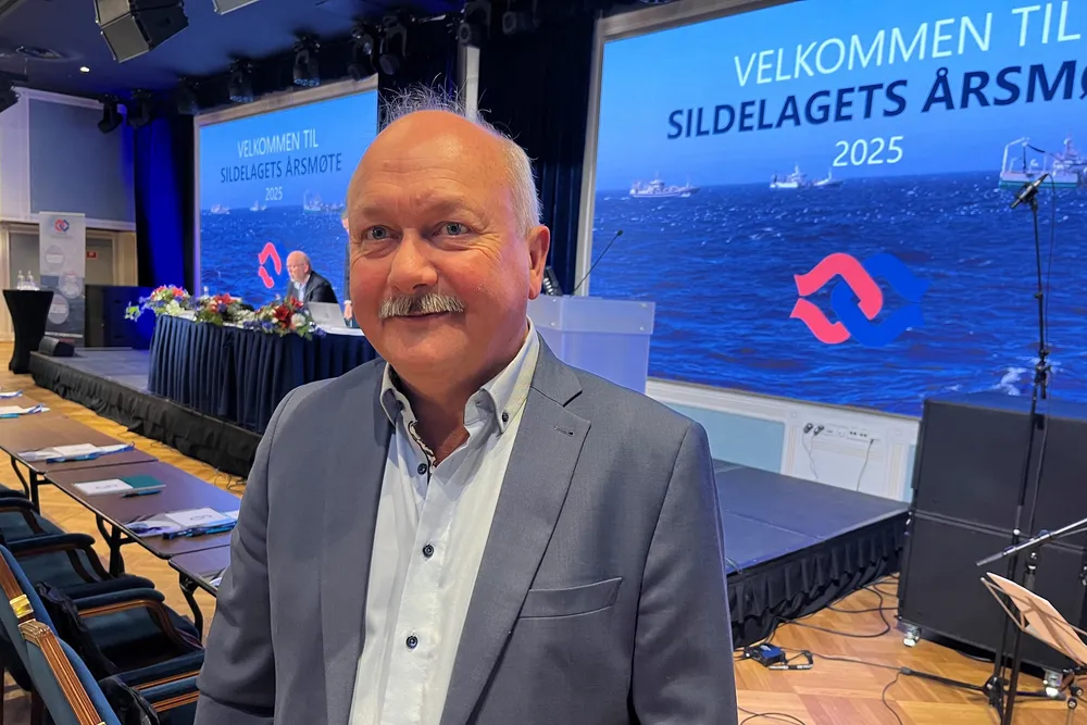 Kjell Bjørnar Bakken, styreleder Norges Sildesalgslag årsmøte 2025