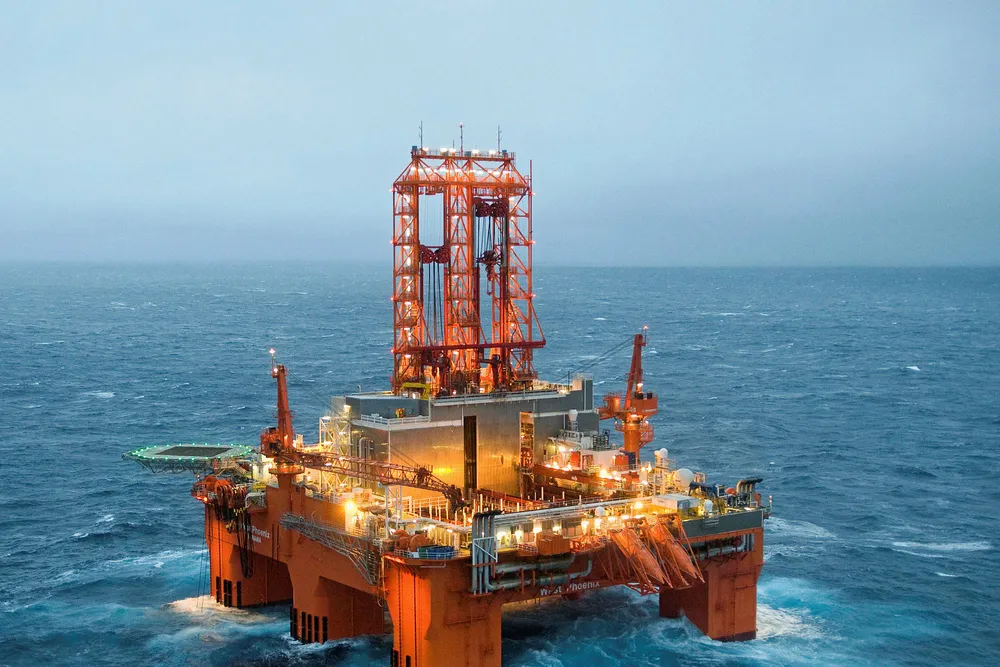 Drill job: the semisub West Phoenix