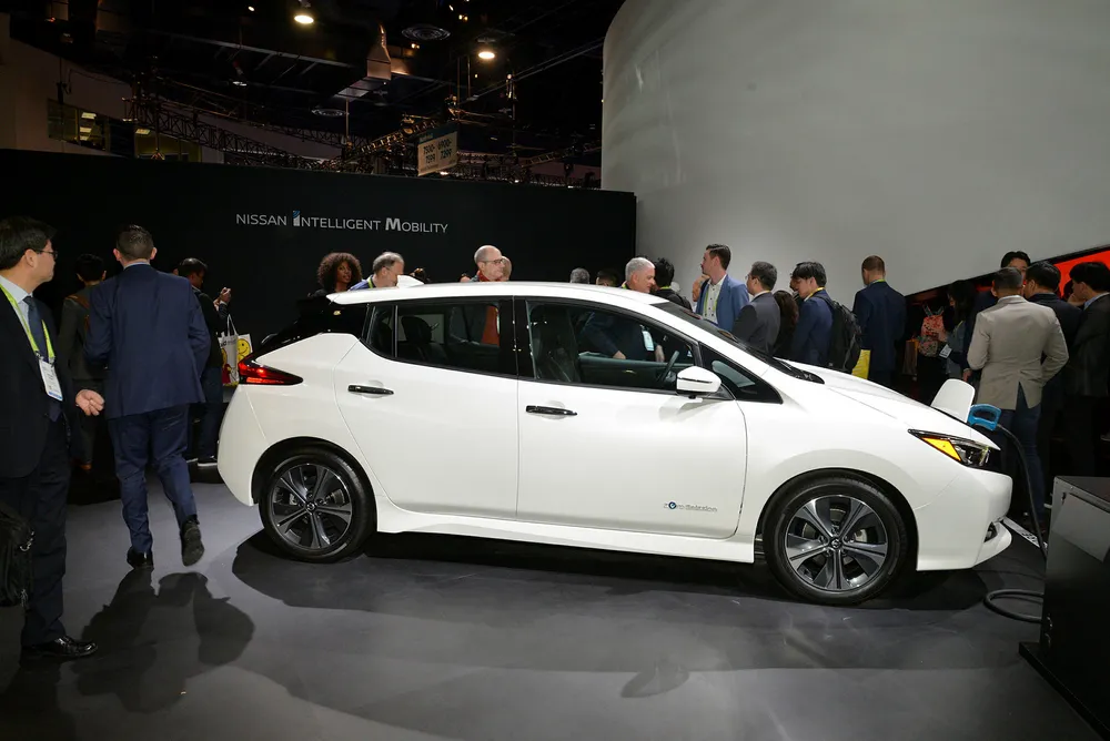 Nissan Leaf 3 Zero e+ ble nylig lansert i Las Vegas. Rekkevidden skal bli på 385 kilometer.
