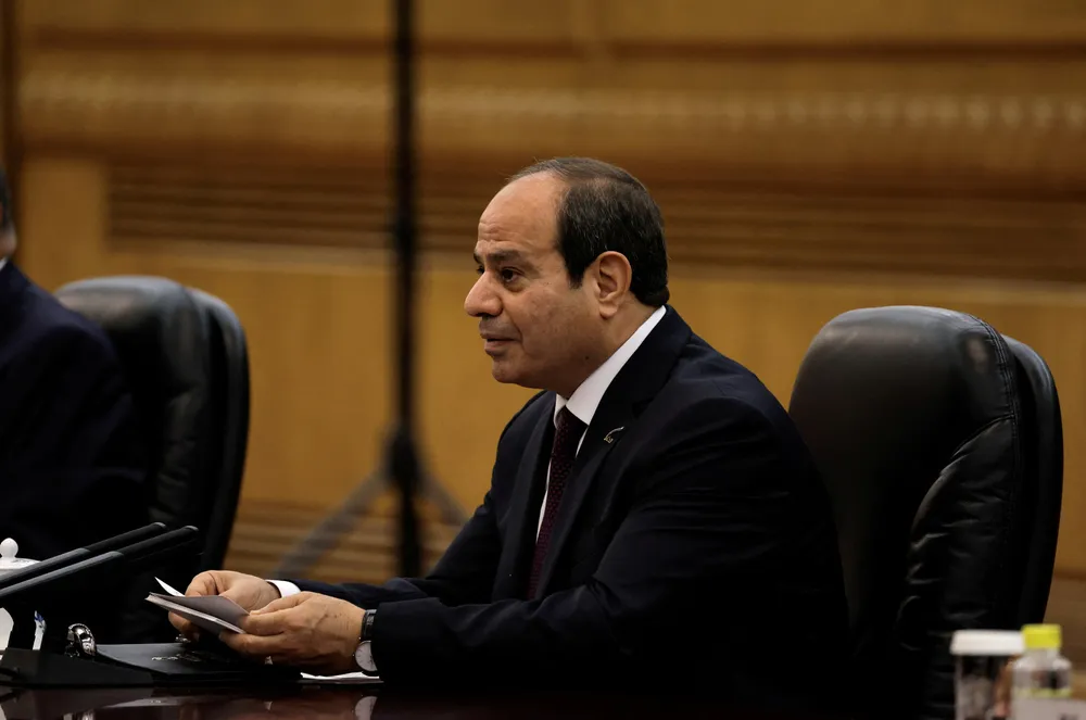 Egyptian President Abdel Fattah al-Sisi.
