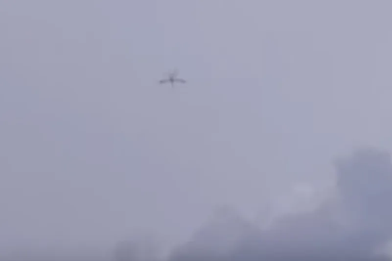 Video: amateur footage shows crash aftermath