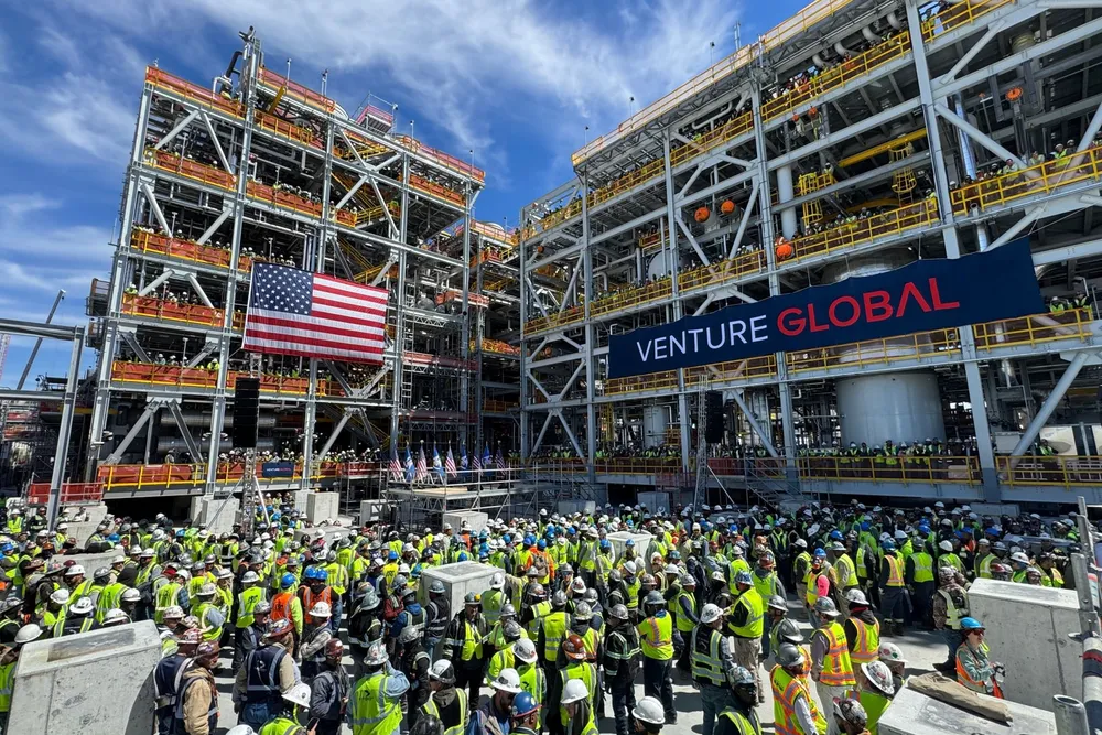 US energy secretary Chris Wright visited Venture Global’s Plaquemines LNG plant earlier last month.