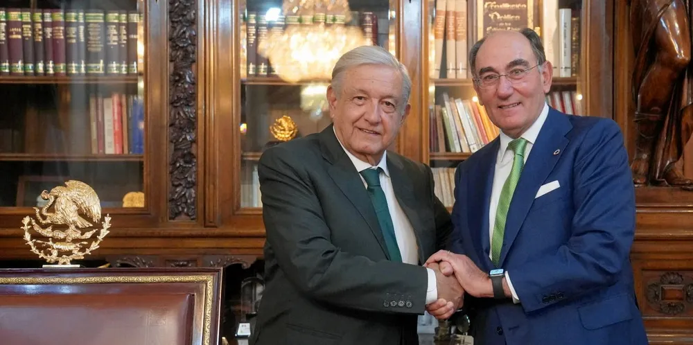 AMLO (Andres Manuel Lopez Obrador) and Ignacio Galan of Iberdrola.