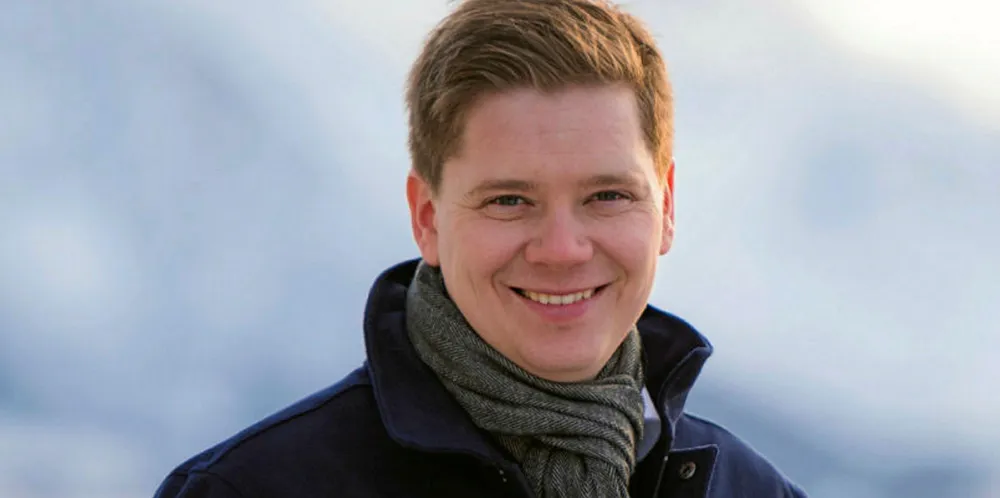 Martin Rasumssen, CEO of land-based salmon farmer Andfjord Salmon.