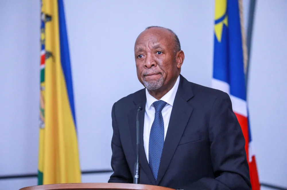 Namibia President Nangolo Mbumba.