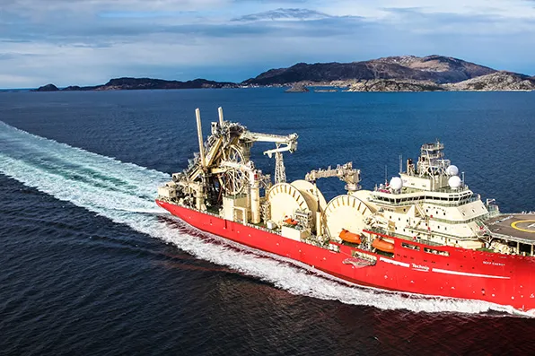 Reel deal: flowline installation work for Technip, with its pipelay vessel Deep Energy