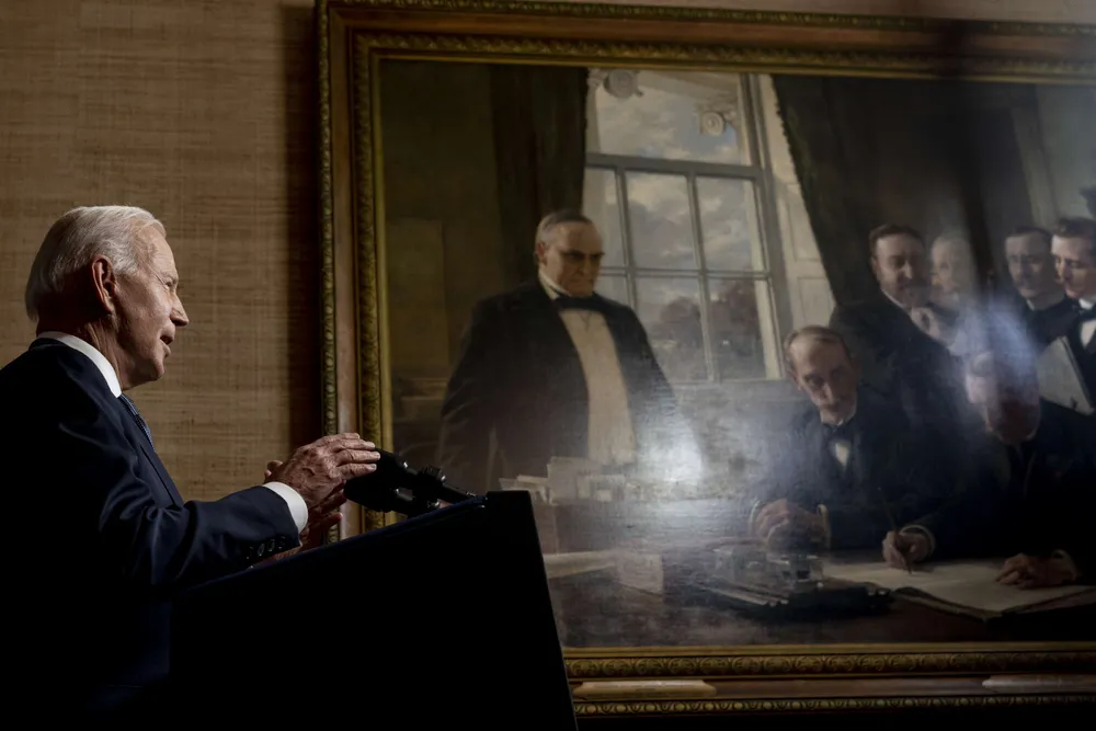 Signing off: US President Joe Biden has signed an executive order to rubberstamp new sanctions against Russia in response to alleged cyber attacks and election interference