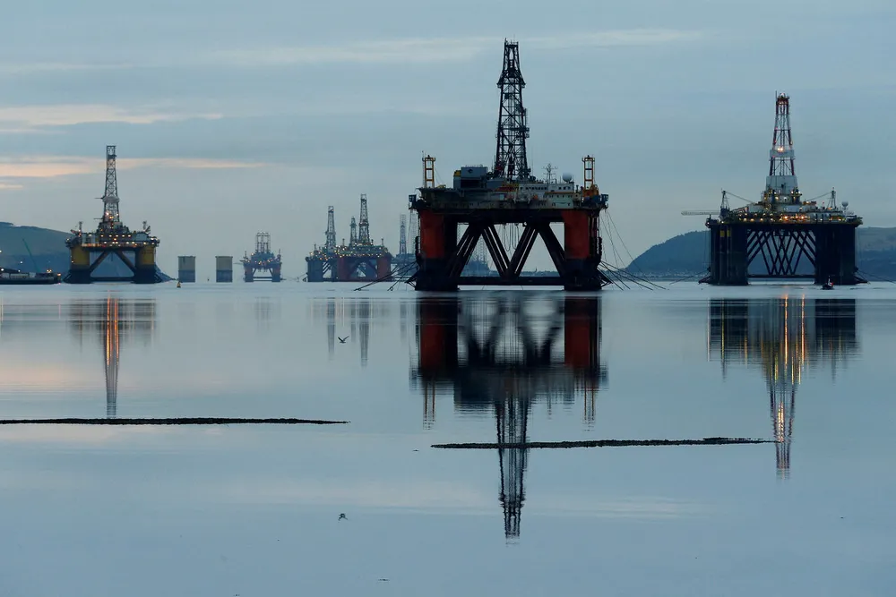 Becalmed: but development drilling is expected to pick up again in the UK North Sea