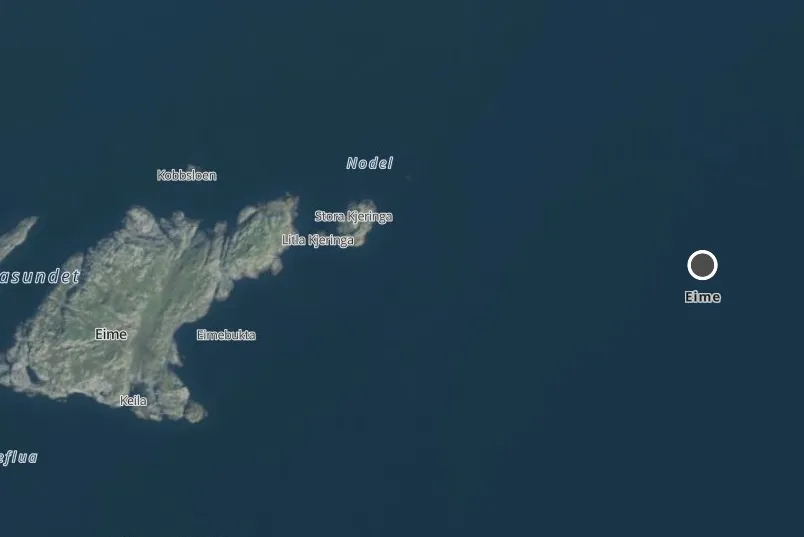 Grieg Seafoods tillatelse Eime ligger like utenfor vernede områder for flere viktige sjøfugler.