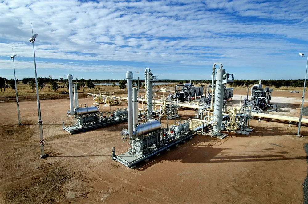 Gas assets: that belong to Shell in Queensland, Australia
