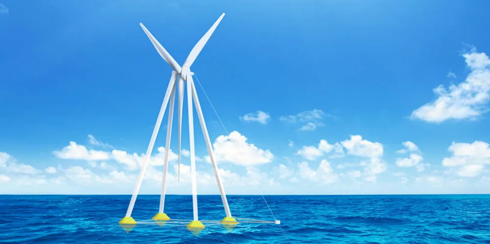 T-Omega's floating wind design