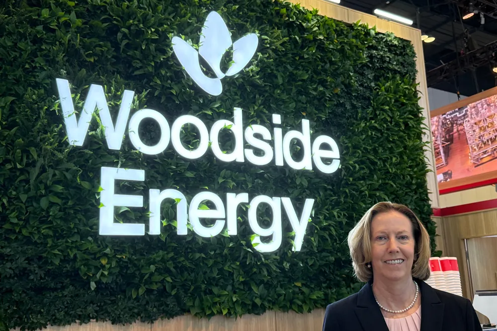 Woodside chief executive, Meg O’Neill, at WGC 2025 in Beijing, China.