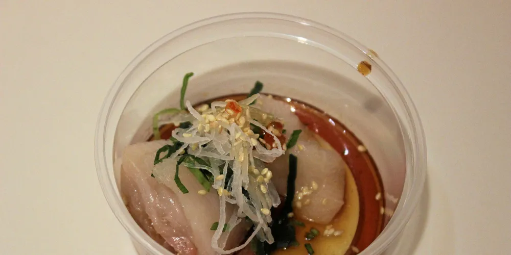 Sashimi Royal's yellowtail kingfish.