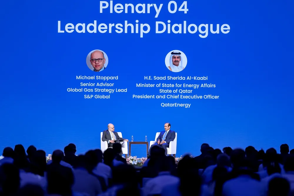 QatarEnergy chief executive, Saad Sherida Al Kaabi, at WGC 2025.
