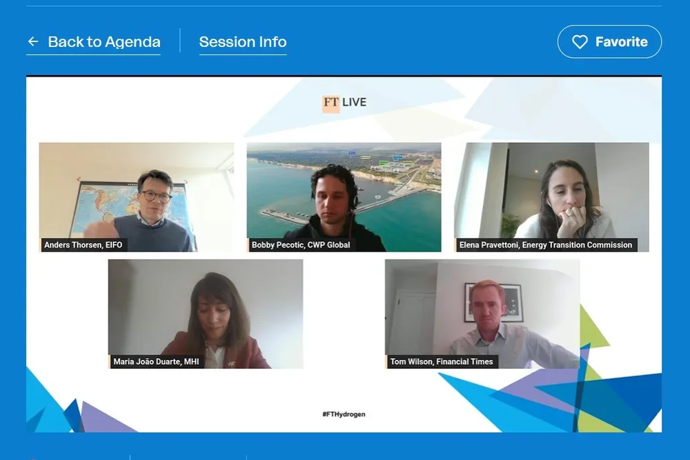 Footage from the FT's Future of Hydrogen Demand webinar