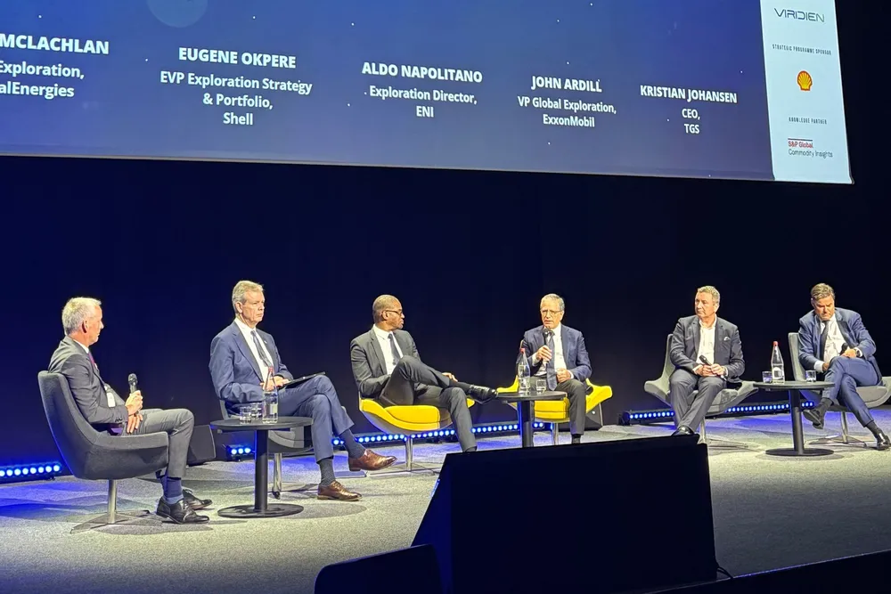 A panel discussion at the EAGE conference, Toulouse, France.