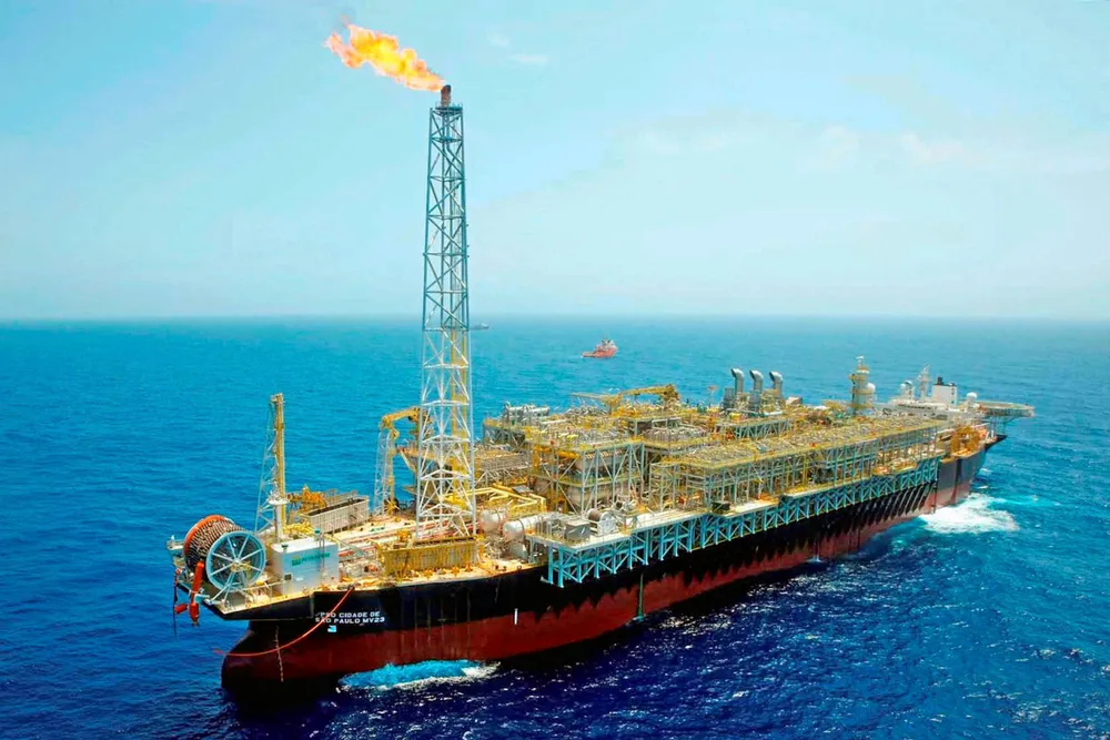 New risers: the Cidade de Sao Paulo FPSO producing in the Sapinhoa pre-salt field offshore Brazil