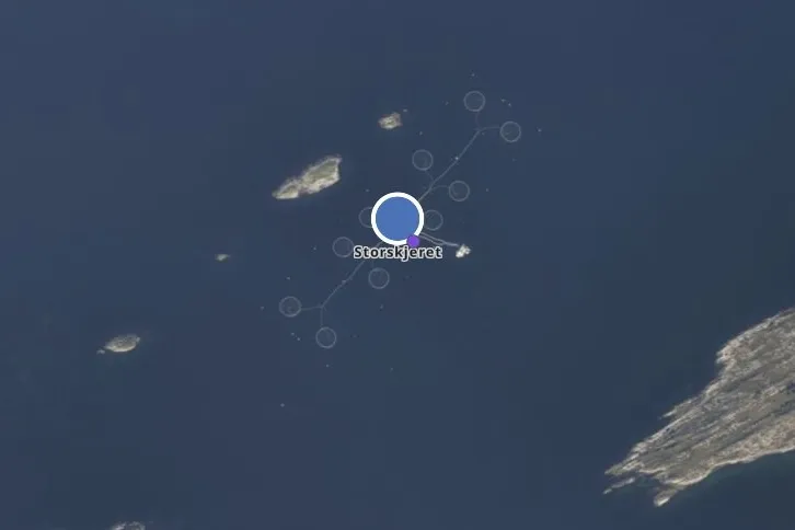 Mistanke om ILA på lokaliteten Storskjeret.