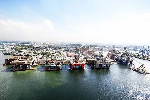 Nearing exit: Sete Brasil's drillship Arpoador is set to leave Jurong yard in the next month