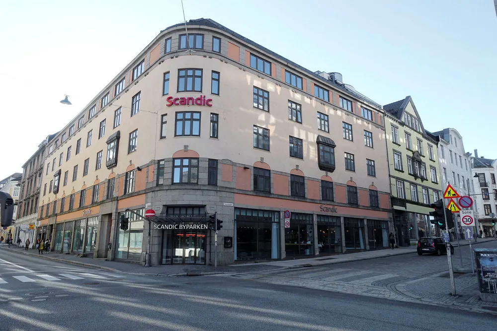 Bildet er tatt i forbindelse med en hotelltest av Scandic Byparken i Bergen.